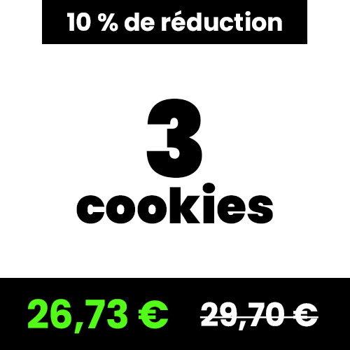 3 cookies