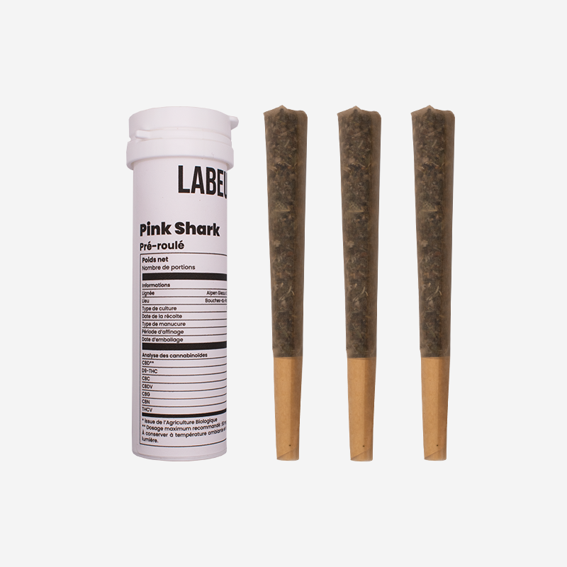 Joint pré-roulé CBD Pink Shark