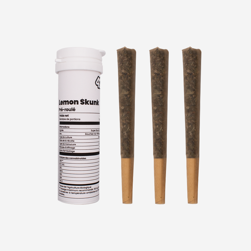 Joint pré-roulé CBD Lemon Skunk